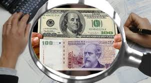 Imagen Dolar estadounidense y peso argentino
