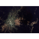 San Pablo satelital de noche