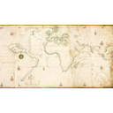 1529, Mapa de Diego Rivero, cosmógrafo de la Casa de Contratación de Sevilla y cartógrafo real a quien se encargó el primer mapa científico en el que consignar la evolución del descubrimiento y exploración de nuevas tierras
