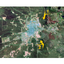 Imagen satelital de la ciudad de San Luis