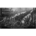 Funerales por las víctimas de la Revolución el 5 de abril de 1917 (23 de marzo según el calendario juliano) en Petrogrado.