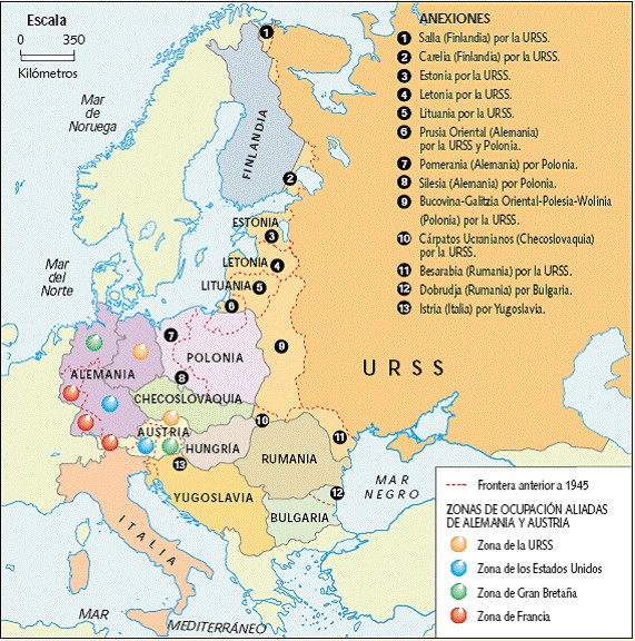 siglo xx Mapa